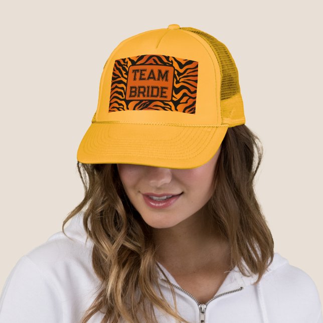 Casquette Impression tigre (En situation)