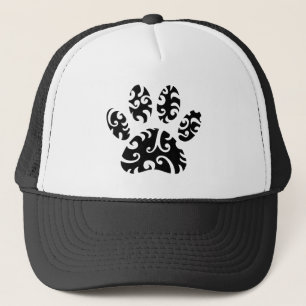 Casquette Impression Tribale de tatouage de chien
