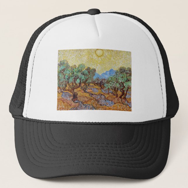 Casquette Impressionnisme Vincent Van Gogh Olive Trees Fameu (Devant)