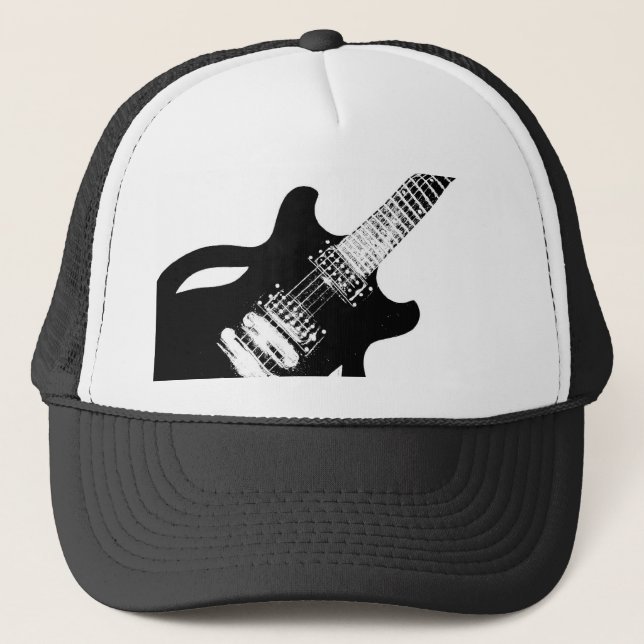 Casquette incliné de guitare (Devant)