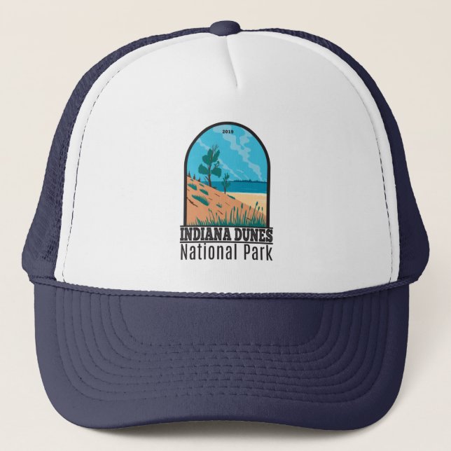 Casquette Indiana Dunes National Park Vintage (Devant)