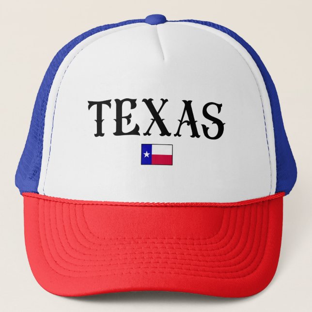 Casquette Indicateur de la carte d'état du Texas USA (Devant)