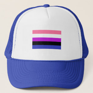 Casquette Indicateur de la fierté du fluide genderfluide