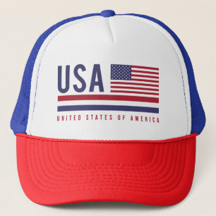 Casquette Indicateur USA et code ISO Alpha-3 Design