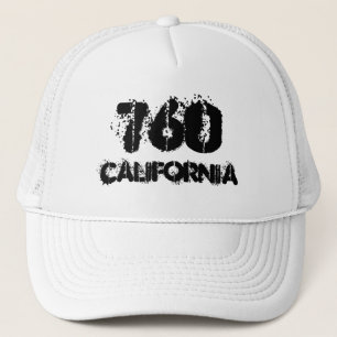 Casquette Indicatif régional de la Californie 760.  Idée d
