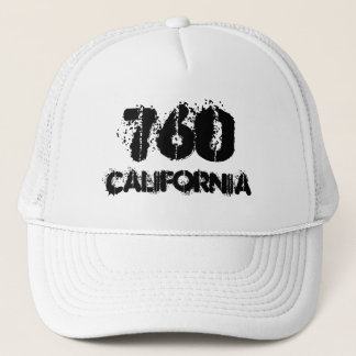 Casquette Indicatif régional de la Californie 760. Idée de