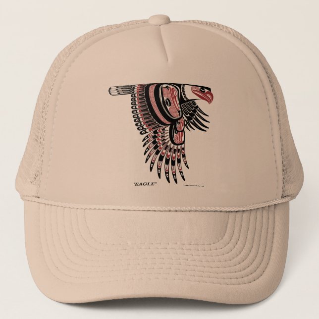 Casquette Indigène du nord-ouest Eagle de côte (Devant)
