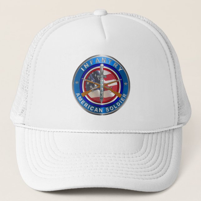 Casquette Infanterie de l'armée 11 Bravo (Devant)