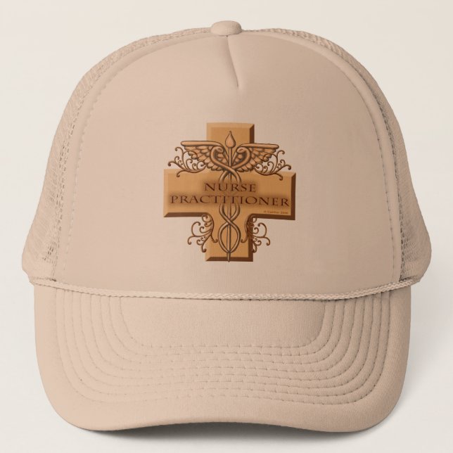 Casquette Infirmier praticien Cross Caduceus (Devant)