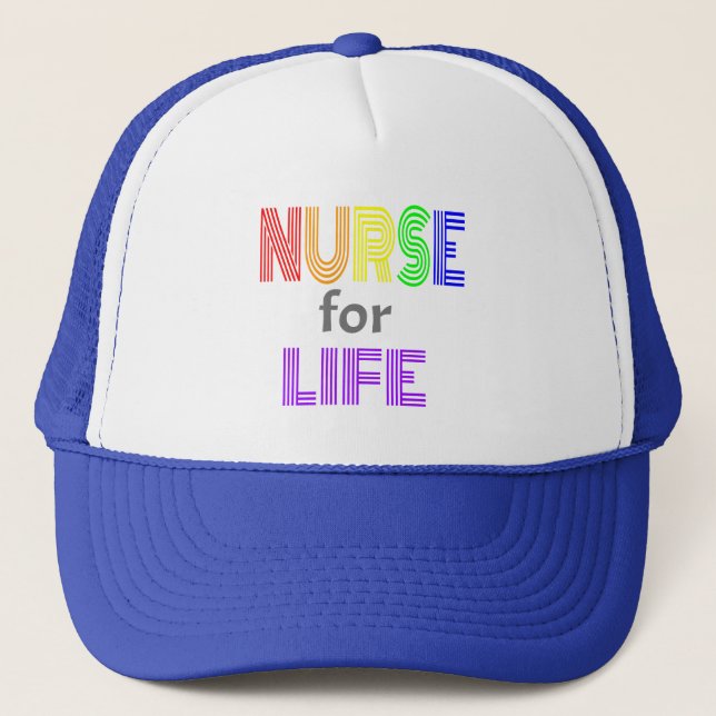 Casquette Infirmière à vie (Devant)
