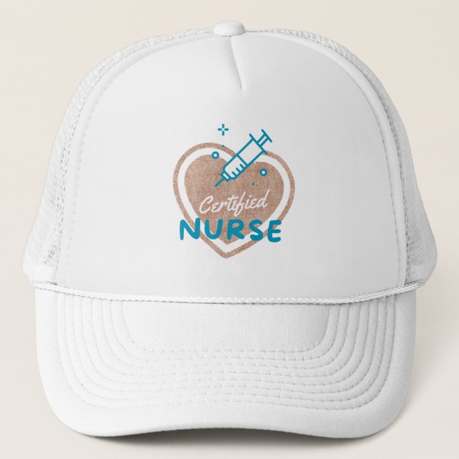Casquette Infirmière certifiée (Devant)