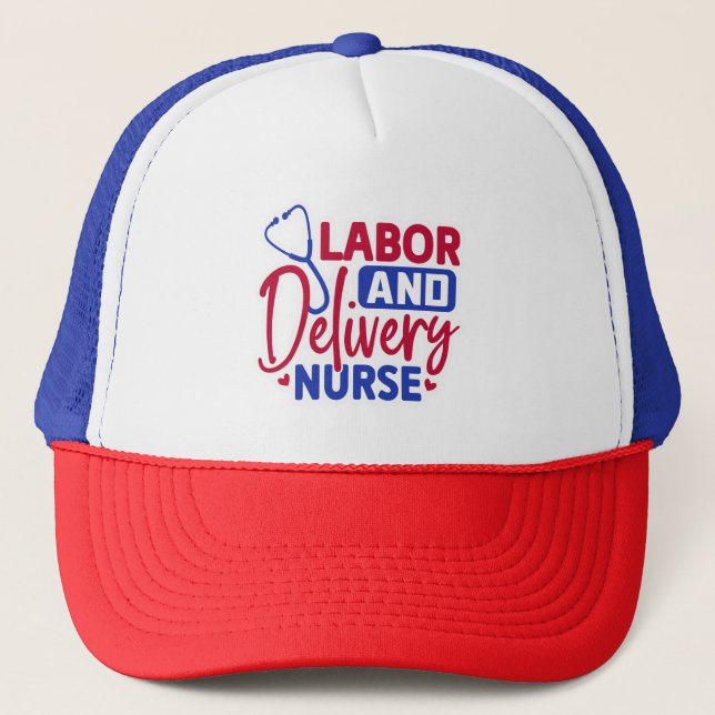 Casquette Infirmière de la main-d'oeuvre et de la prestation (Devant)