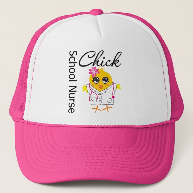 Casquette Infirmière de l'école Chick v2 (Devant)