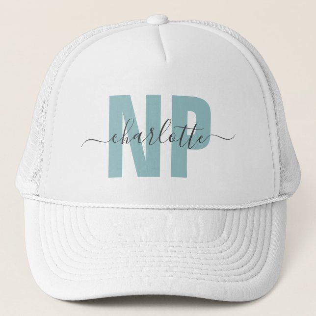 Casquette Infirmière de NP personnalisée Praticien Diplôme C (Devant)