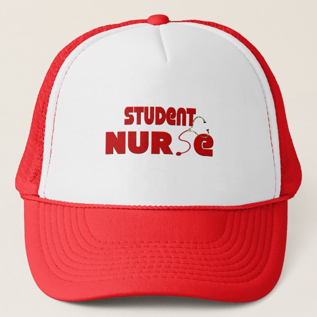 Casquette Infirmière étudiante (Devant)