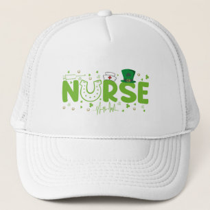 Casquette Infirmière irlandaise Stethoscope Scrub Fête de la