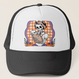 Casquette Infirmière squelette vintage et bébé � Cute Hallow