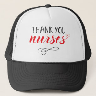 Casquette Infirmières Mercis  Police de fusion