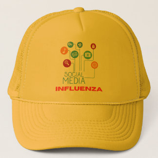 Casquette "Influenza des Médias Sociaux" Drôle