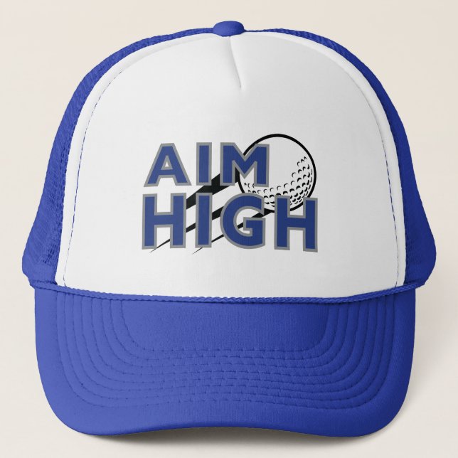 Casquette Infusion de golf "AIM HIGH" Chapeau de camion de g (Devant)