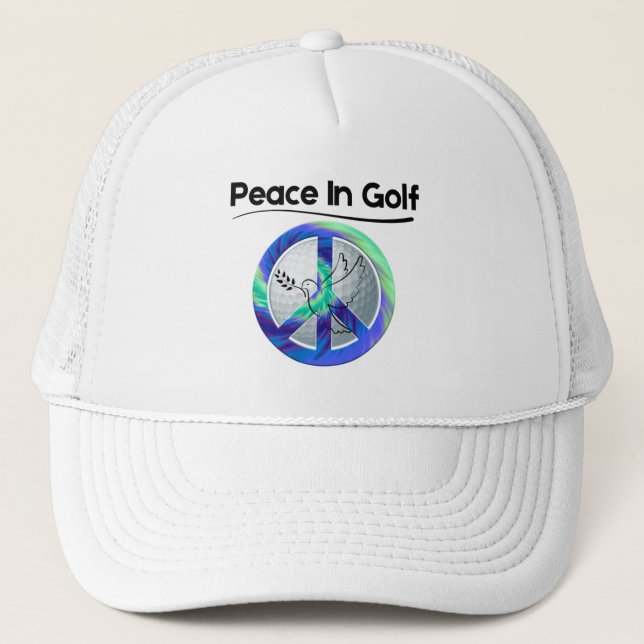 Casquette Infusion de golf "Paix dans le golf" Golfer's (Devant)