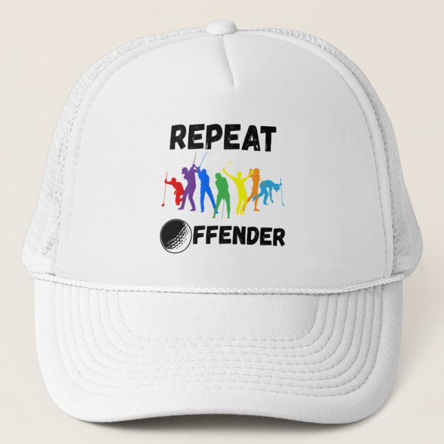 Casquette Infusion de golf "récidiviste" Unique-Conçu (Devant)