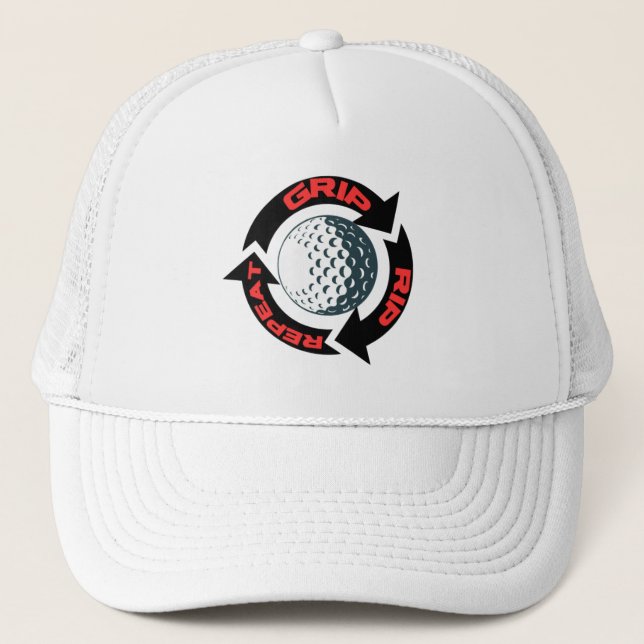 Casquette Infusion Golf "GRIP RIP REPEAT" Golf (Devant)