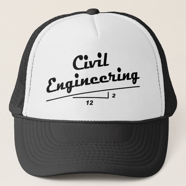Casquette Ingénieur civil en pente (Devant)