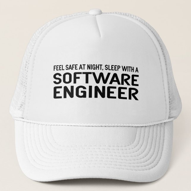 Casquette Ingénieur logiciel drôle (Devant)