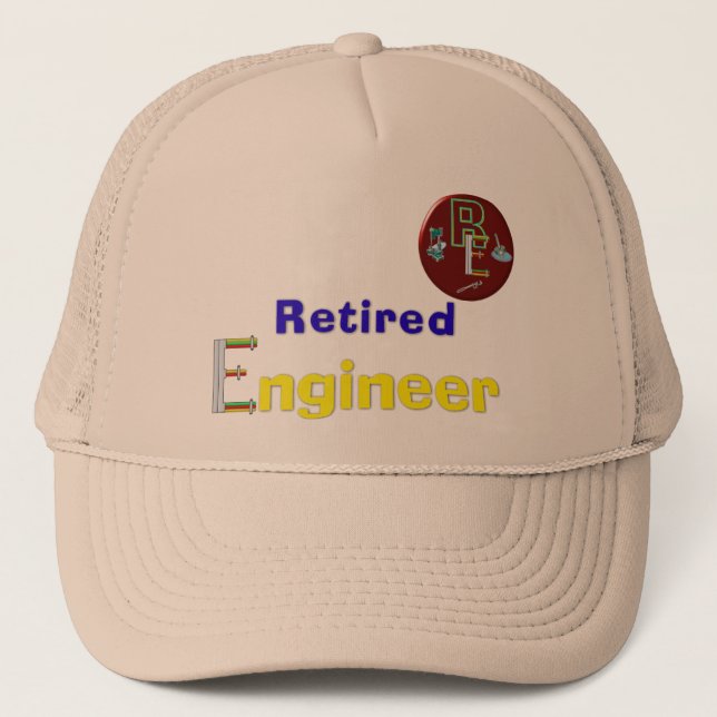 Casquette Ingénieur retraité (Devant)