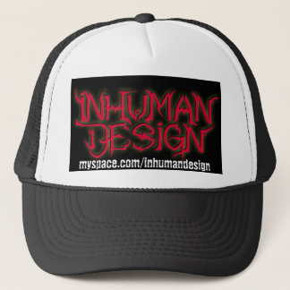 Casquette inhumandesignlogo2, myspace.com/inhumandesign