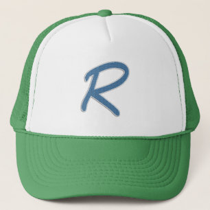 Casquette Initiale bleue "R"