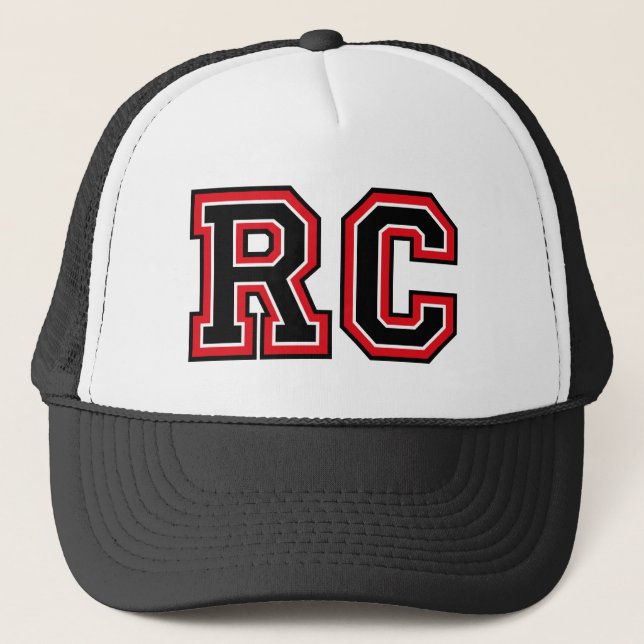 Casquette Initiales du monogramme "RC" (Devant)