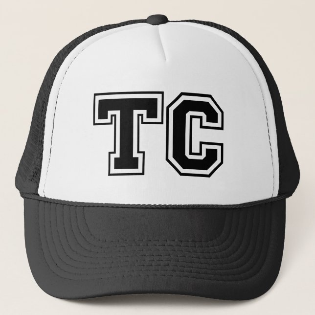 Casquette Initiales 'TC' Monogramme (Devant)