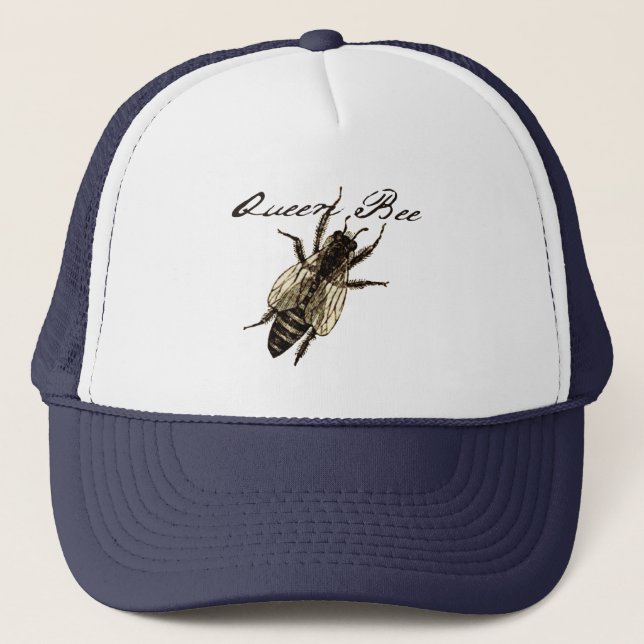 Casquette Insecte de la faune de l'abeille Queen (Devant)
