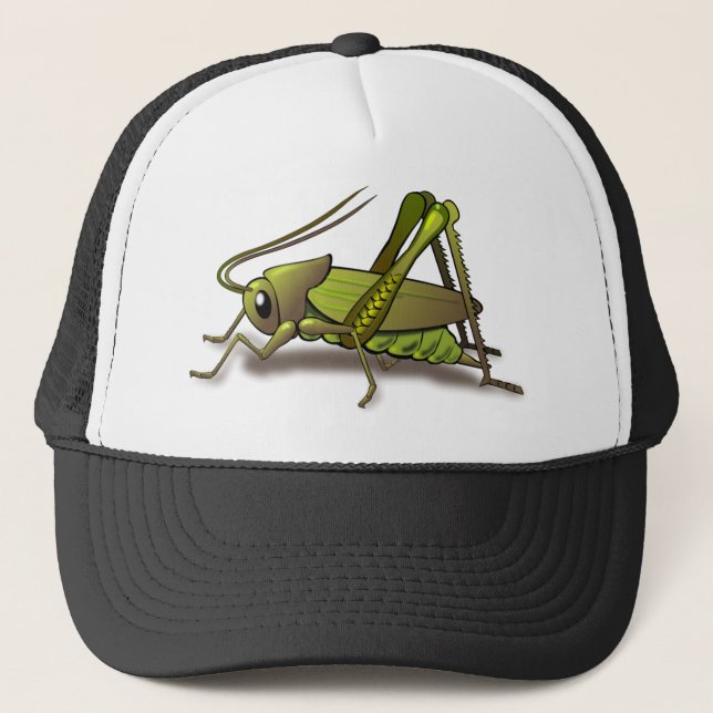 Casquette Insecte vert de cricket (Devant)