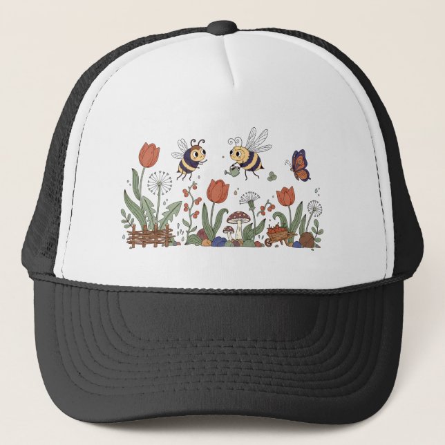 Casquette Insectes fantaisistes (Devant)