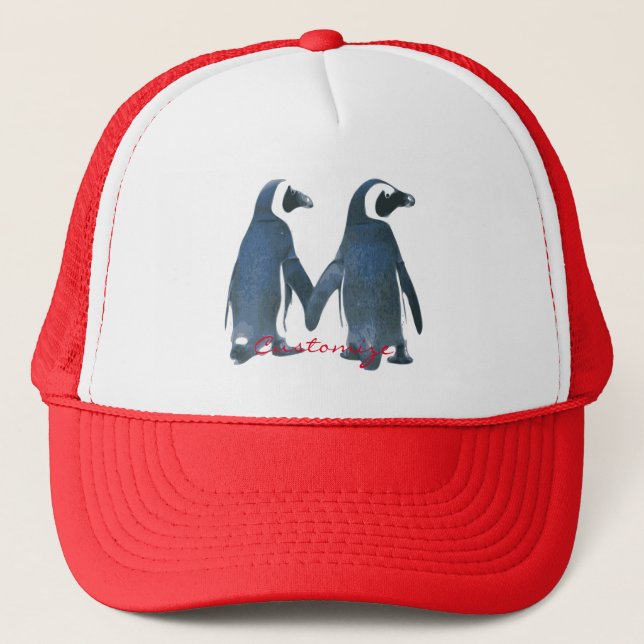 Casquette Inséparables Penguin Couple Thunder_Cove (Devant)