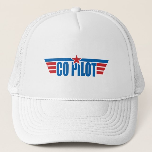 Casquette Insigne d'ailes du copilote - Aviation (Devant)