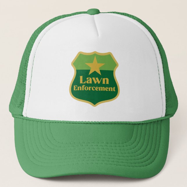 Casquette Insigne d'application de la loi de la pelouse (Devant)