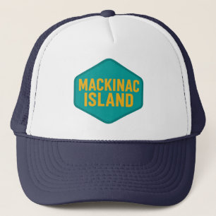 Casquette Insigne rétro de l'île Mackinac   Bold Michigan Tr