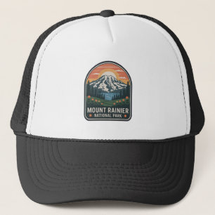 Casquette Insigne vintage du parc national du mont Rainier