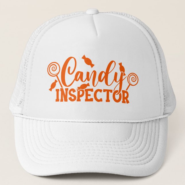 Casquette Inspecteur Halloween Candy (Devant)
