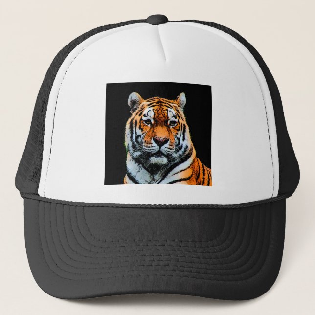 Casquette Inspiration des yeux de tigre (Devant)