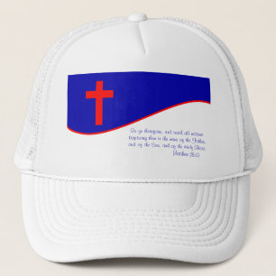Casquette Inspiré du drapeau chrétien