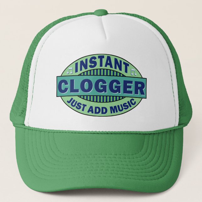 Casquette Instant Clogger juste ajouter de la musique (Devant)