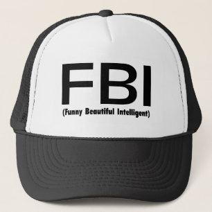 Casquette Intelligent drôle de FBI bel