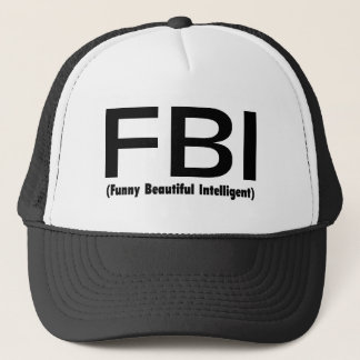 Casquette Intelligent drôle de FBI bel