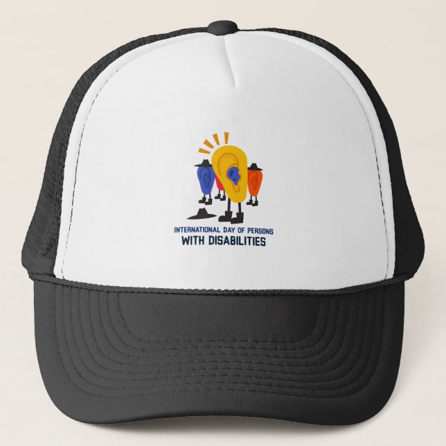 Casquette International Day of Persons with Disabilities (Devant)