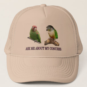 Casquette Interrogez-moi au sujet de mon Conures